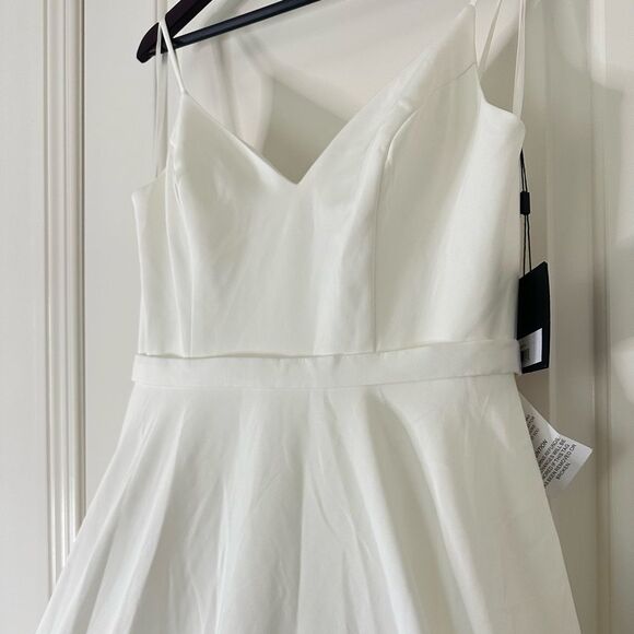 Mac Duggal | 48855 Classic A Line V Neck Ballgown NEW Size 10 Wedding Worthy! - Picture 8 of 11